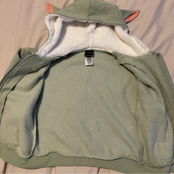 Star Wars Grogu Zip-up Hoodies Toddler Size 4T - Picture 3 of 5